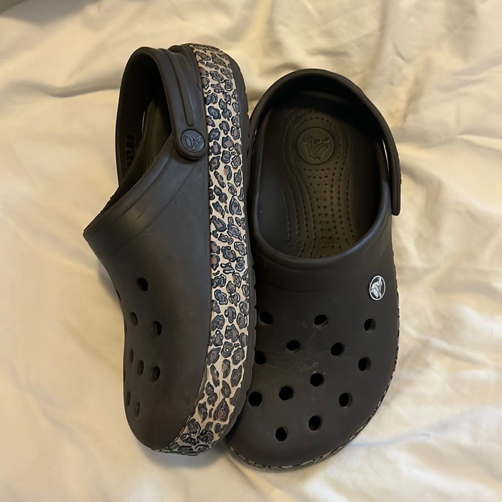 Cheetah Crocs